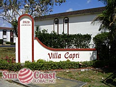 Villa Capri Community Sign